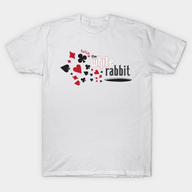 White Rabbit T-Shirt by rmantoni33